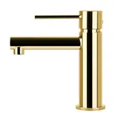 Смеситель для раковины (умывальника) Corsan LUGO GOLD золотой низкий (CMB7511GL)