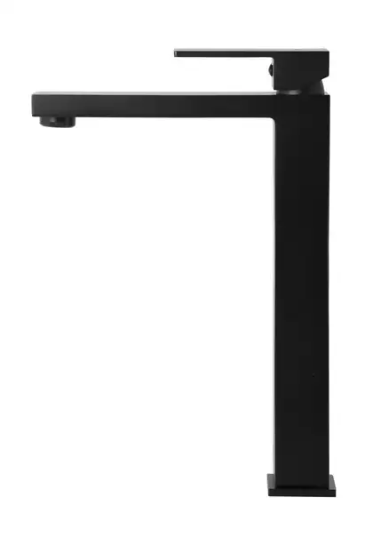 Смеситель для раковины (умывальника) Corsan ANGO BLACK MATT черный высокий (CMB3029BL)