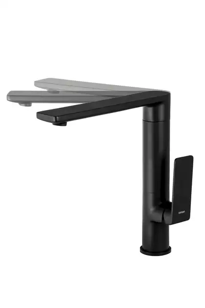 Смеситель для кухни Corsan TRINO BLACK MATT черный з подвижным носиком (CMB7121BL) Смеситель для кухни Corsan TRINO BLACK MATT черный з подвижным носиком (CMB7121BL)