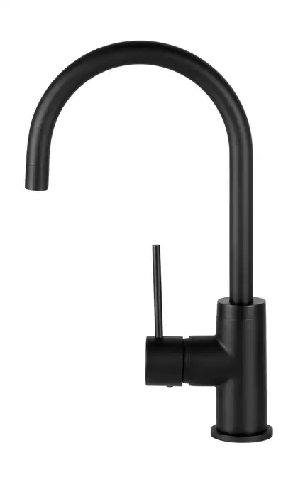 Смеситель для кухни Corsan LUGO BLACK MATT черный з подвижным носиком (CMB7522BL) Смеситель для кухни Corsan LUGO BLACK MATT черный з подвижным носиком (CMB7522BL)