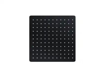 Душевая система с термостатом CORSAN ADOUR BLACK + BOX скрытого монтажа (Z01TBL)