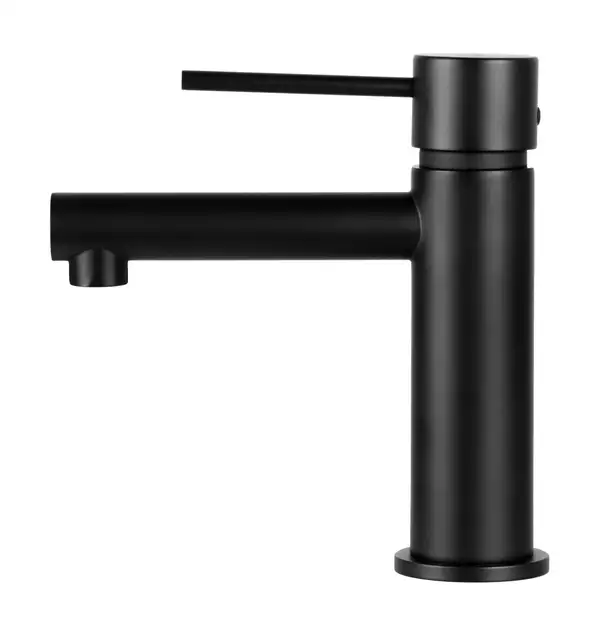 Смеситель для раковины (умывальника) Corsan LUGO BLACK MATчерный низкий (CMB7511BL) Смеситель для раковины (умывальника) Corsan LUGO BLACK MATчерный низкий (CMB7511BL)