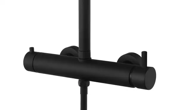 Душовий гарнітур Corsan LUGO BLACK MATT (CMN022)