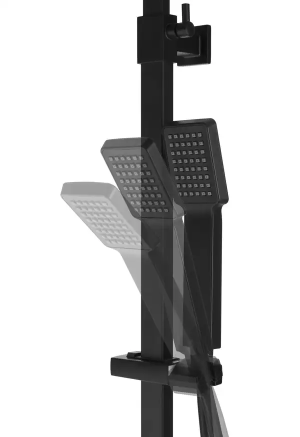 Душовий гарнітур Corsan ANGO BLACK MATT (CMN024)