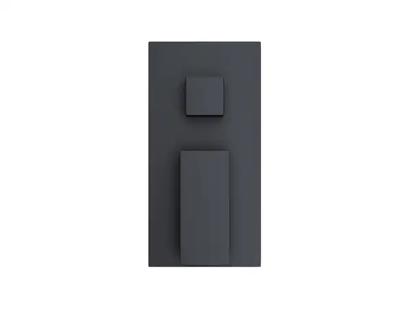 Душевая система CORSAN ADOUR BLACK + BOX скрытого монтажа (Z01MBL)