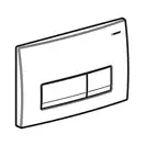Geberit Delta 50 Клавиша смыва, матовый хром (115.119.46.1)