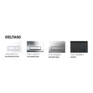 Geberit Delta 50 Клавиша смыва, матовый хром (115.119.46.1)