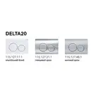 Geberit Delta 20 Клавіша змиву, глянцевий хром (115.127.21.1)