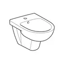 Биде подвесное Geberit Selnova 500.264.01.1