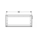 Тумба подвесная Geberit One 90 х 39,5 х h46,5 см, цвет - орех натуральный 500.385.00.1