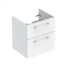 Тумба под раковину Geberit Selnova Square, slim rim 60 см, белый глянцевый 501.204.00.1