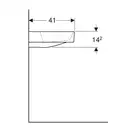 Раковина Geberit One 50 х 48 см 505.019.00.1