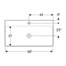 Раковина Geberit One 90 х 48 см 505.020.01.3