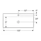 Раковина Geberit One 105 х 48 см 505.020.01.4