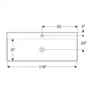 Раковина Geberit One 120 х 48 см 505.020.01.5