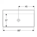 Раковина Geberit One 90 х 48 см 505.021.01.3