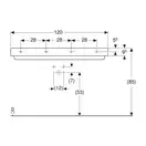 Раковина Geberit One 120 х 48 см 505.047.00.1