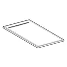 Geberit Sestra Душевой поддон 100х80, графит (550.272.00.2)