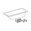 Ванна акриловая 170 х 75 х h46,5 см Geberit Tawa, slim rim в комплекте с ножками 554.121.01.1