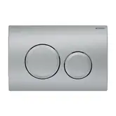 Geberit Delta 20 Клавіша змиву, матовий хром (115.127.46.1)
