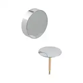 Декоративный комплект Geberit Split d52 для слив-перелива на ванну, хром 150.300.21.1