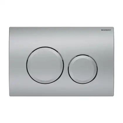Geberit Delta 20 Клавіша змиву, матовий хром (115.127.46.1)