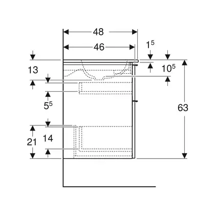Тумба с раковиной Geberit iCon slim rim 120 см, корпус и фасад - лава мат / ручки - лава мат 502.338.JK.1 Тумба с раковиной Geberit iCon slim rim 120 см, корпус и фасад - лава мат / ручки - лава мат 502.338.JK.1