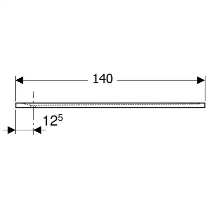 Душевой поддон Geberit Sestra 140 х 90 х h4 см, белый/структурированный 550.257.00.2