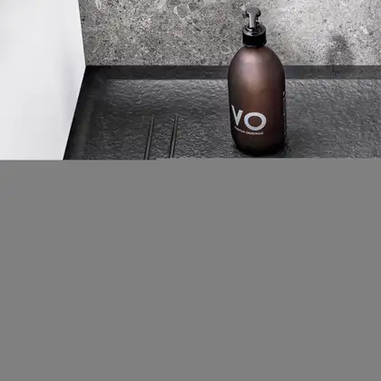 Душевой поддон Geberit Sestra 120 х 80 х h4 см, цвет - графит/поверхность - структурированная 550.274.00.2