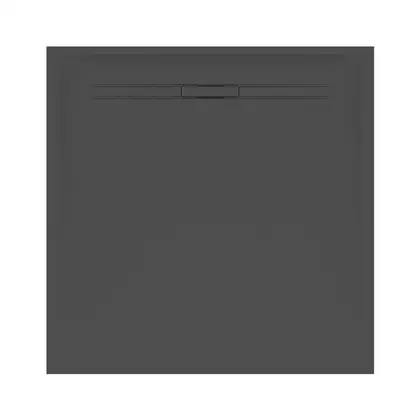 Душевой поддон Geberit Sestra 80 х 80 х h4 см, графит/структурированный 550.292.00.2