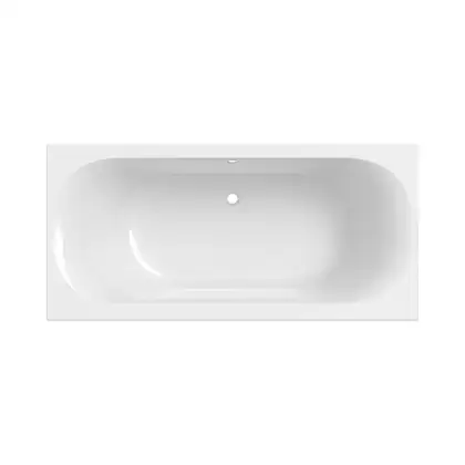 Ванна акриловая 190 х 90 х h46,5 см Geberit Soana, slim rim, Duo в комплекте с ножками 554.005.01.1