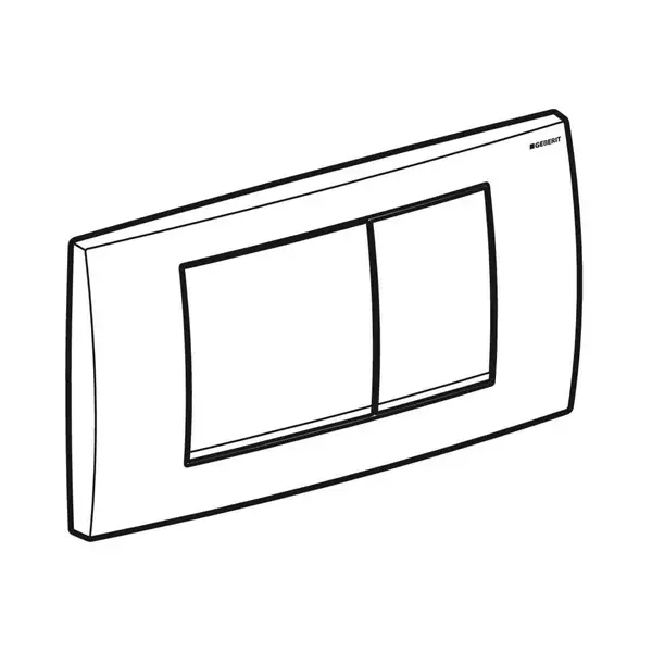 Geberit Twinline30 Клавиша смыва, хром матовый (115.899.JQ.1) Geberit Twinline30 Клавиша смыва, хром матовый (115.899.JQ.1)