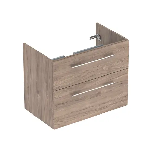 Тумба под раковину Geberit Selnova Square, slim rim 80 см, орех тёмный 501.210.00.1 Тумба под раковину Geberit Selnova Square, slim rim 80 см, орех тёмный 501.210.00.1