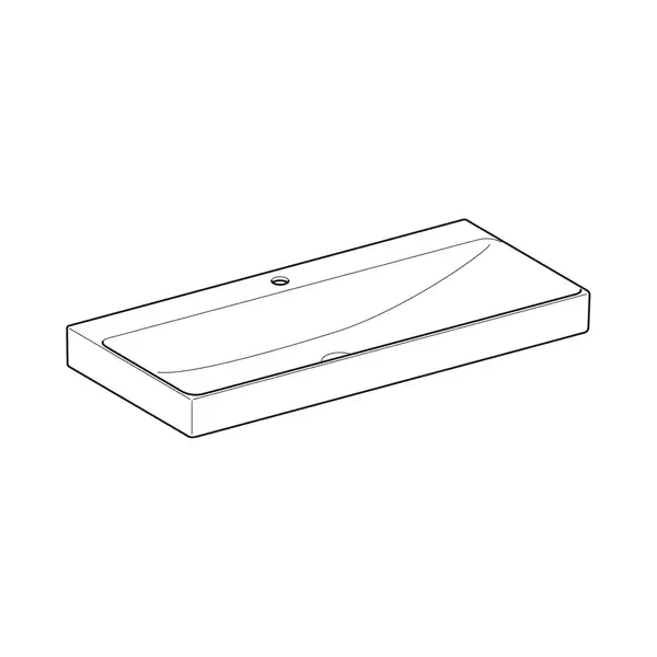 Раковина Geberit One 105 х 48 см 505.020.01.4 Раковина Geberit One 105 х 48 см 505.020.01.4