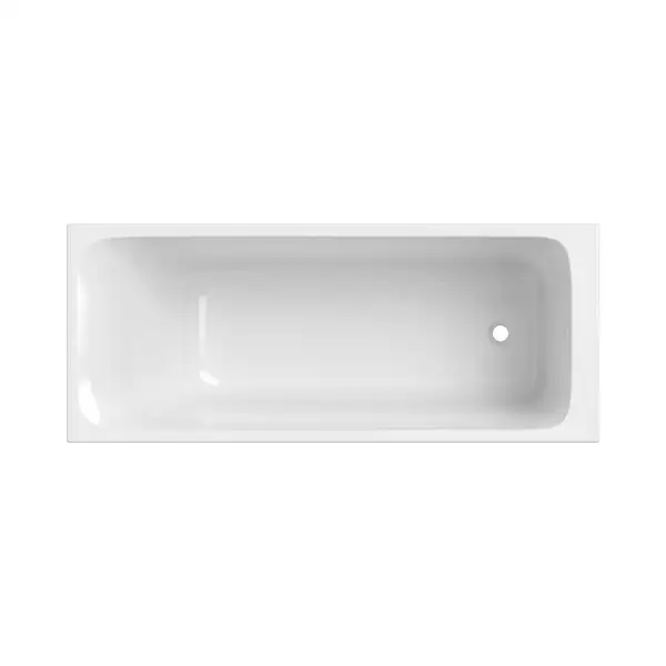 Ванна акриловая 170 х 75 х h46,5 см Geberit Tawa, slim rim в комплекте с ножками 554.121.01.1