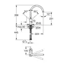 Grohe Minta Змішувач для кухні, хром (32917000)