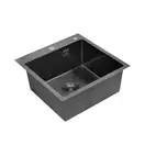 Kroner KRP PVD Мийка кухонна, чорна (Schwarze-5050HM)