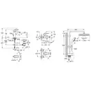 Grohe Start Набір змішувачів 3-в-1, хром (UA202305RM)