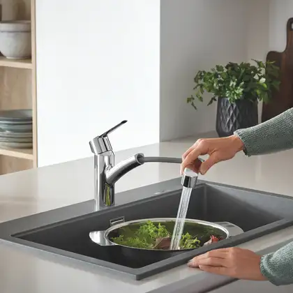 Grohe Start Смеситель кухонный с лейкой, хром (30531001)