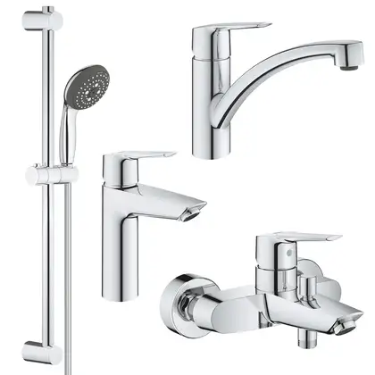 Grohe Start Набір змішувачів 4в1, хром (UA202301KE) Grohe Start Набір змішувачів 4в1, хром (UA202301KE)