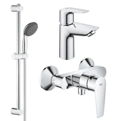 Grohe StartEdge Набор смесителей для душа S-Size, хром (UA202502SE) Grohe StartEdge Набор смесителей для душа S-Size, хром (UA202502SE)
