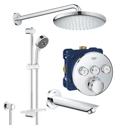Grohe SmartControl Душевая система 3в1, хром (UA202801R3)