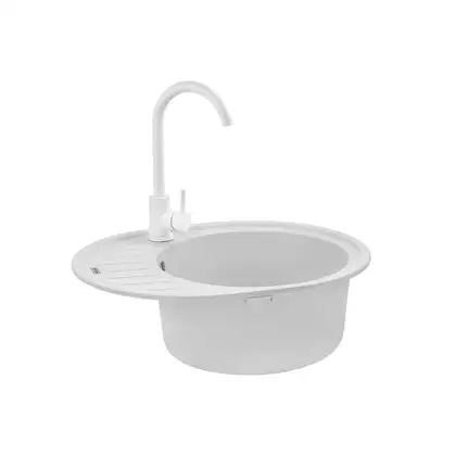 Кухонна мийка Kroner KRP Komposit GRA-6250 Кухонна мийка Kroner KRP Komposit GRA-6250