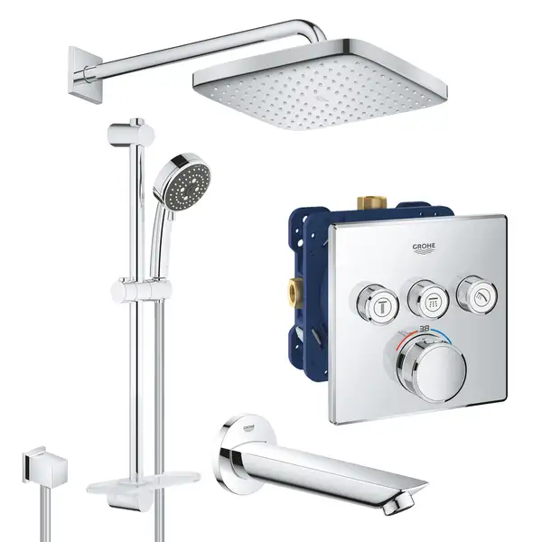 Душова система на 3 споживача прихованого монтажу Grohe SmartControl UA202801C3