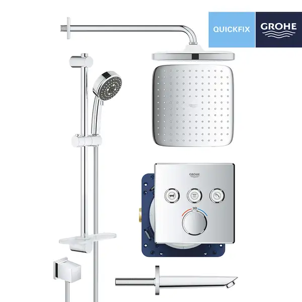 Душова система на 3 споживача прихованого монтажу Grohe SmartControl UA202801C3