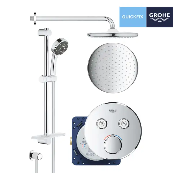Душова система на 2 споживача прихованого монтажу Grohe SmartControl UA202801R2