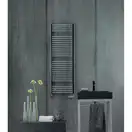 Полотенцесушитель електричний Zehnder Aura 1226х500мм, 300 Вт, хром (PBECZ-120-50-MQ)