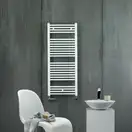Полотенцесушитель електричний Zehnder Aura 906х500мм, 500 Вт, білий (PBEZ-090-50-MQ)