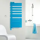 Полотенцесушитель електричний Zehnder Roda Twist Spa Air 968x550 500 Вт правосторонній, білий RAL 9016 (ROER-100-55/IPS RAL 9016) (ROER-100-55_IPS RAL 9016)