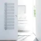 Полотенцесушитель водяний Zehnder Yucca Asym 1304x378 300 Вт, хром (YAC-130-040 Chrome)